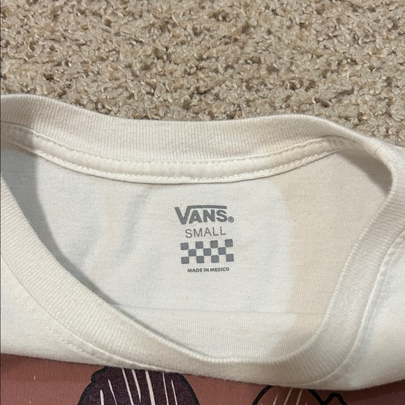 Vans White Long Sleeve with Floral Graphic - Picture 2 of 9